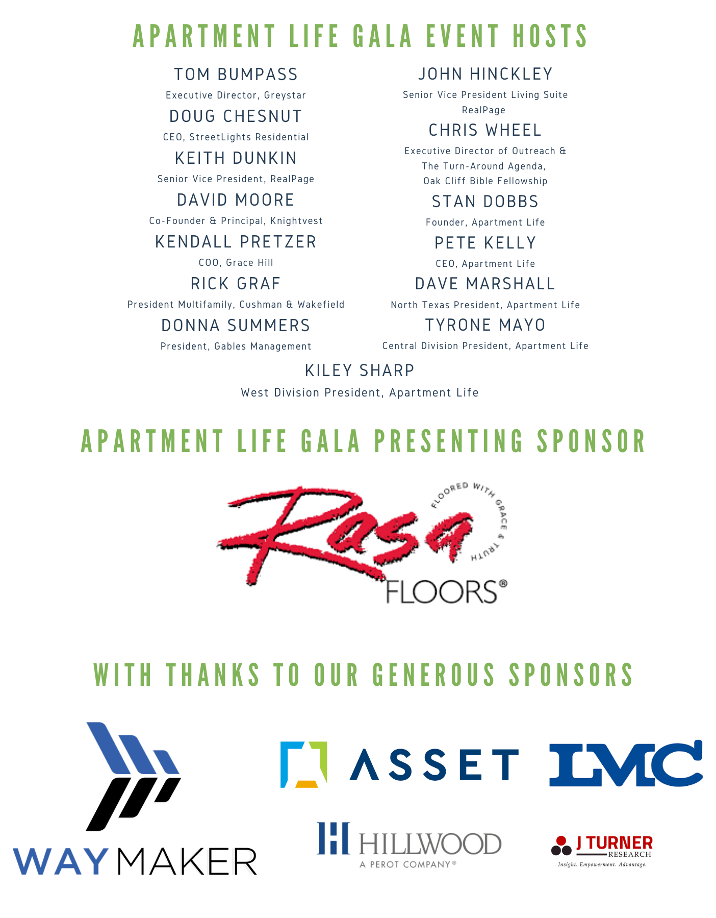 hosts and sponsors hosts and sponsors